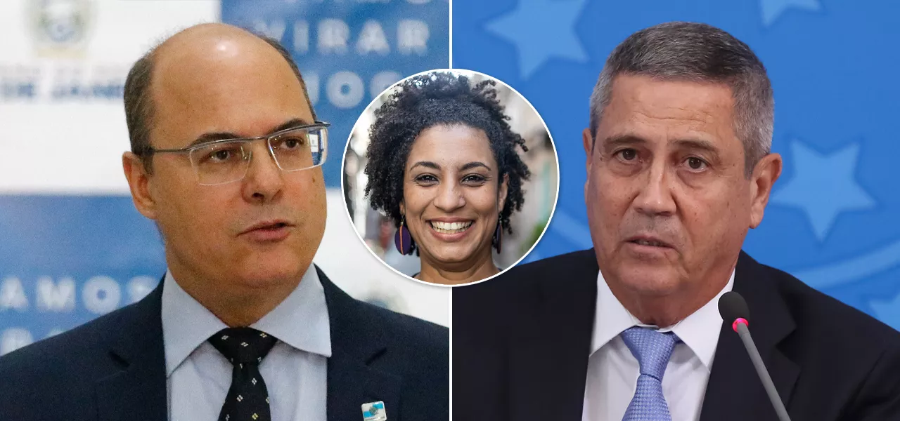 Wilson Witzel, Marielle Franco e Braga Netto