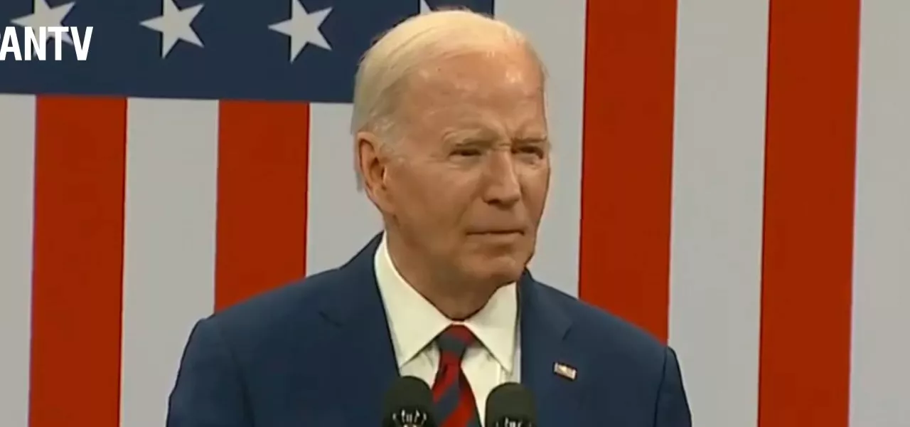 Joe Biden durante discurso