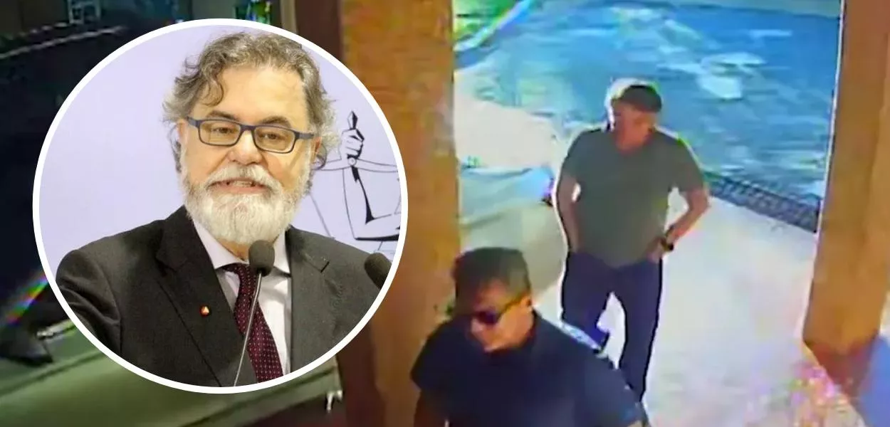 Lênio Streck e Jair Bolsonaro na embaixada da Hungria