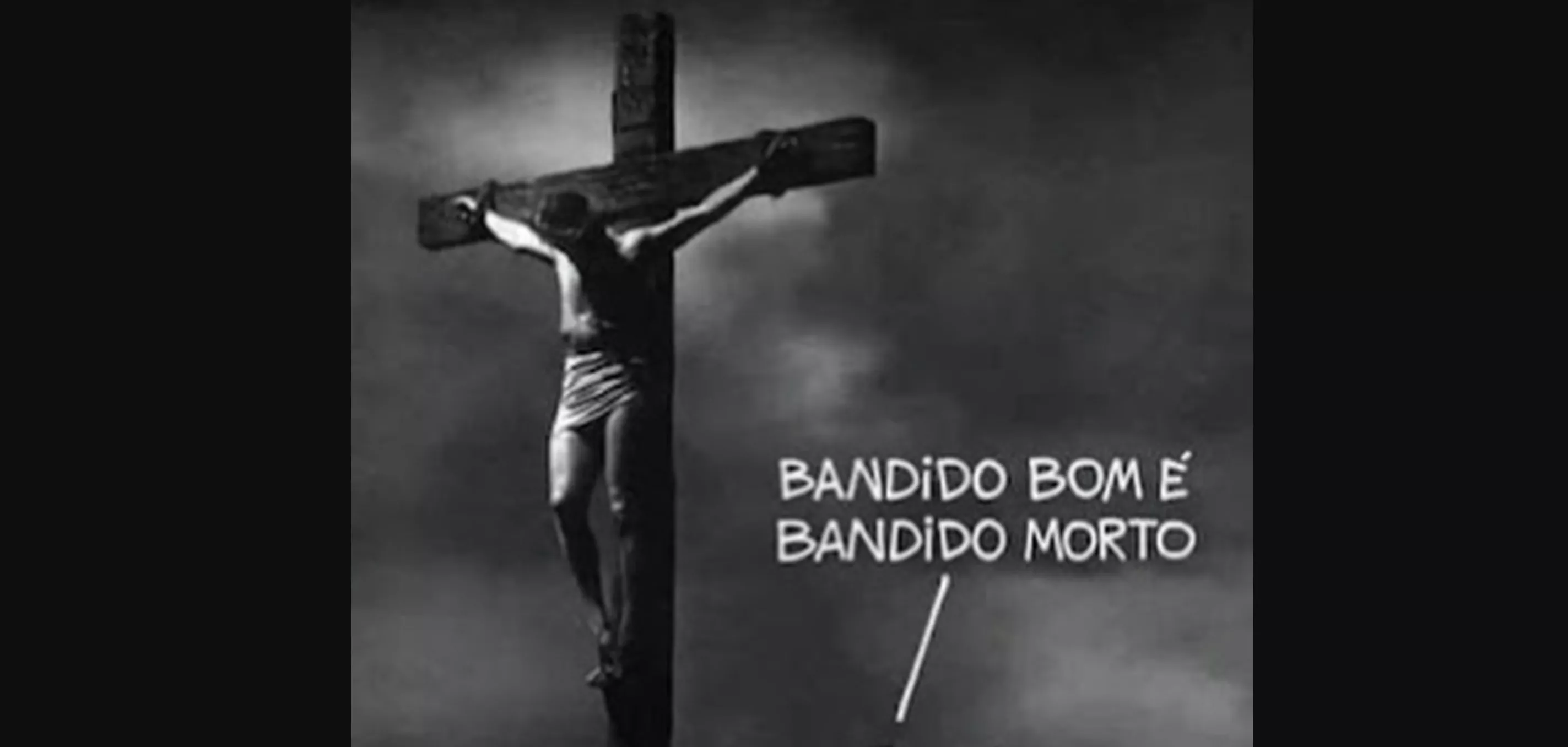 Postagem do MTST sobre Cristo