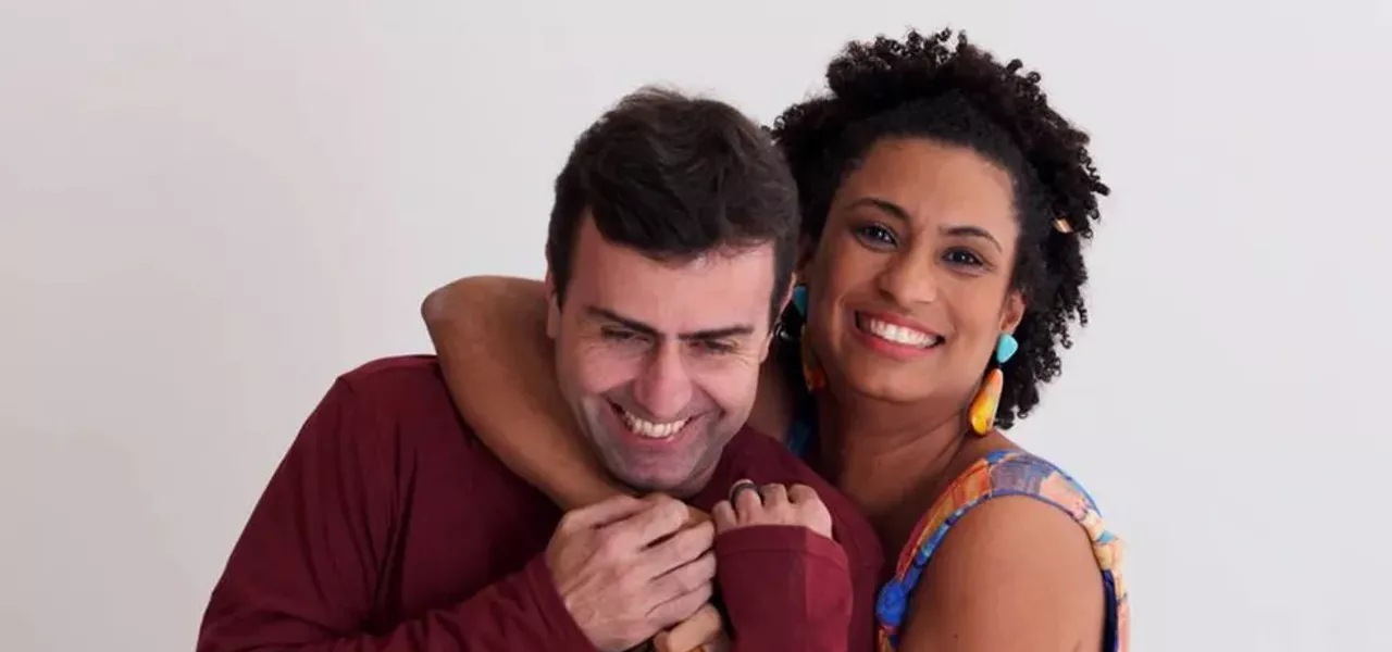 Marcelo Freixo e Marielle Franco