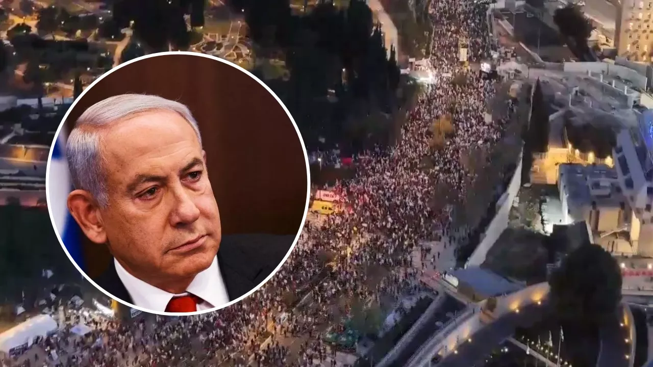 Benjamin Netanyahu e protestos em Jerusalém