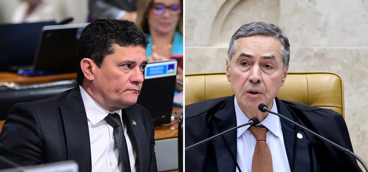 Sergio Moro e Luís Roberto Barroso