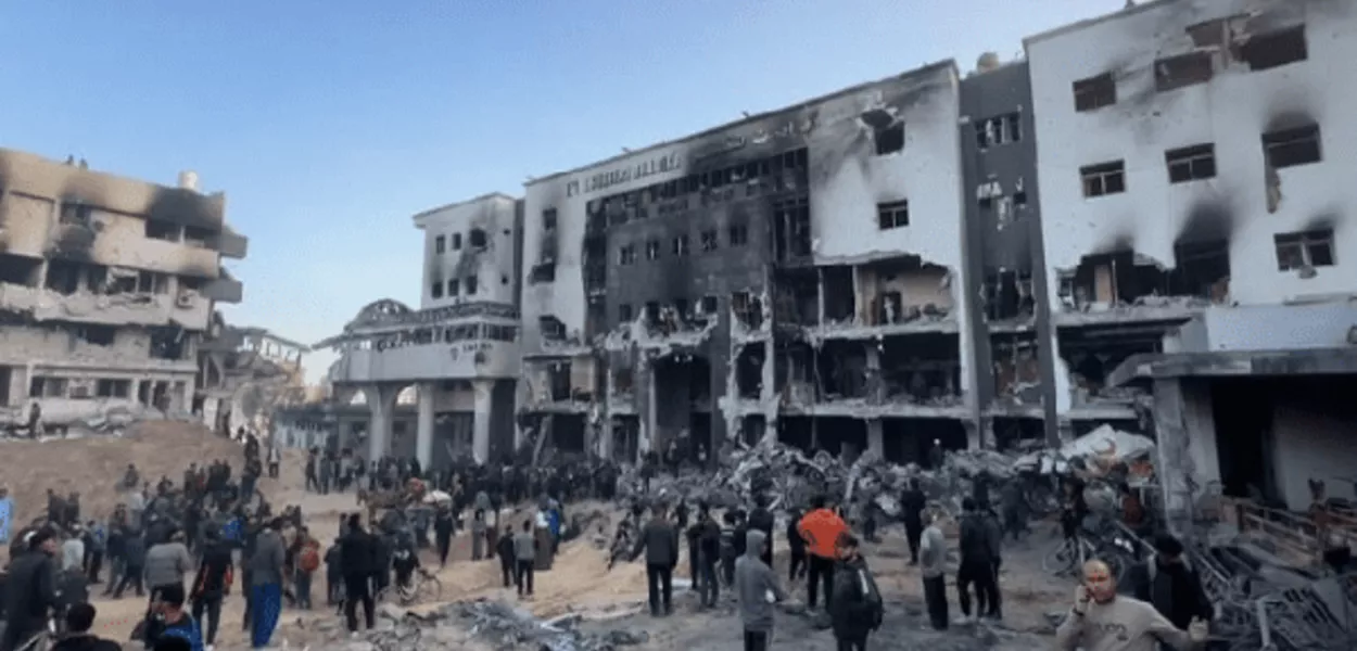 Hospital Al Shifa destruído por Israel