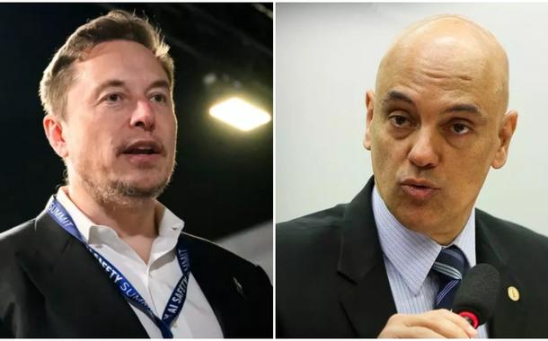 Ausente no ato bolsonarista, Musk comenta nas redes e volta a atacar Moraes