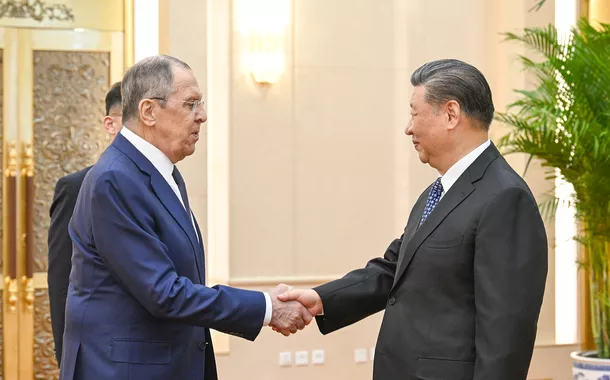 Lavrov e Xi Jinping