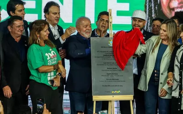 Presidente Lula participa da cerimônia de Lançamento da Pedra Fundamental do Campus Sol Nascente do Instituto Federal de Brasília (IFB)