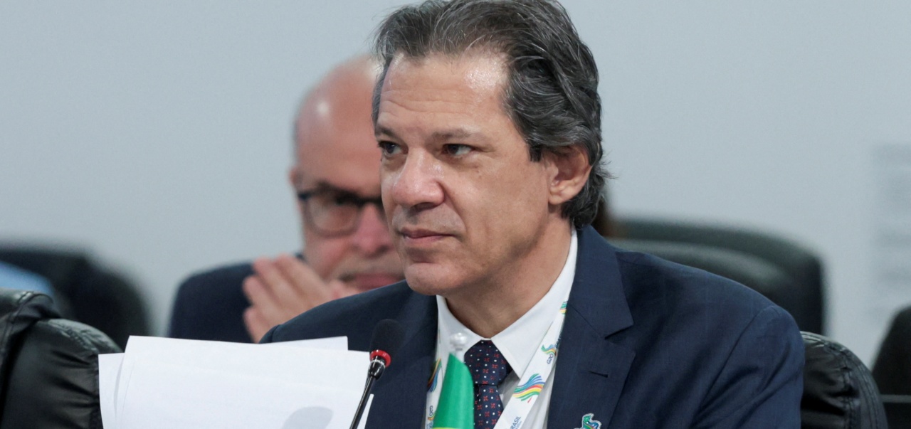 MInistro da Fazenda, Fernando Haddad, em reunião do G20 em São Paulo