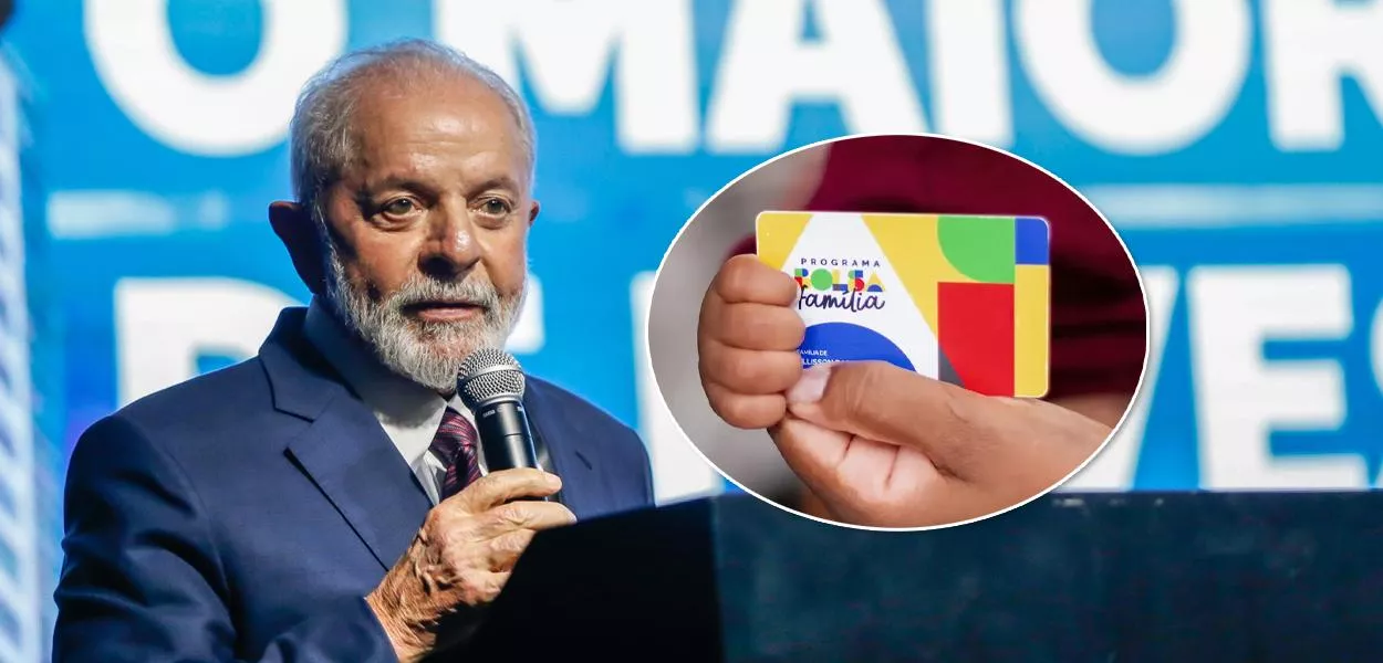 Lula e cartão do Bolsa Família