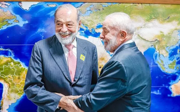 Lula e Carlos Slim
