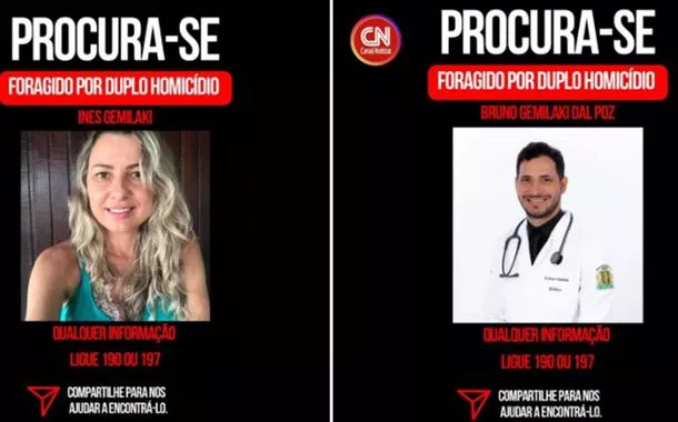 Mãe bolsonarista e filho médico, suspeitos no assassinato de idosos em Mato Grosso, seguem foragidos