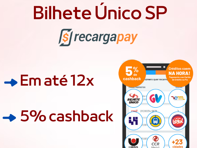 3 melhores aplicativos para recarregar Bilhete Único SP