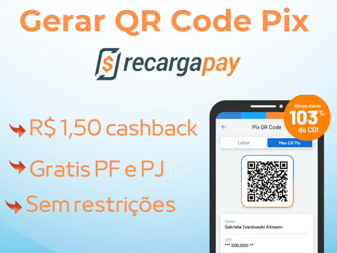5 melhores aplicativos para usar QR Code Pix - Com cashback e sem taxa