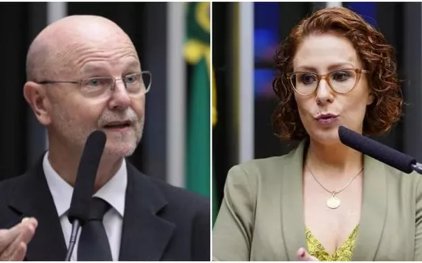 Bohn Gass e Carla Zambelli