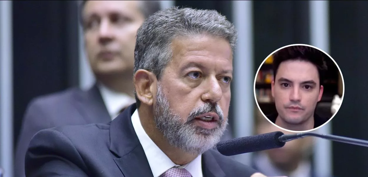 Arthur Lira (mais destaque) e Felipe Neto