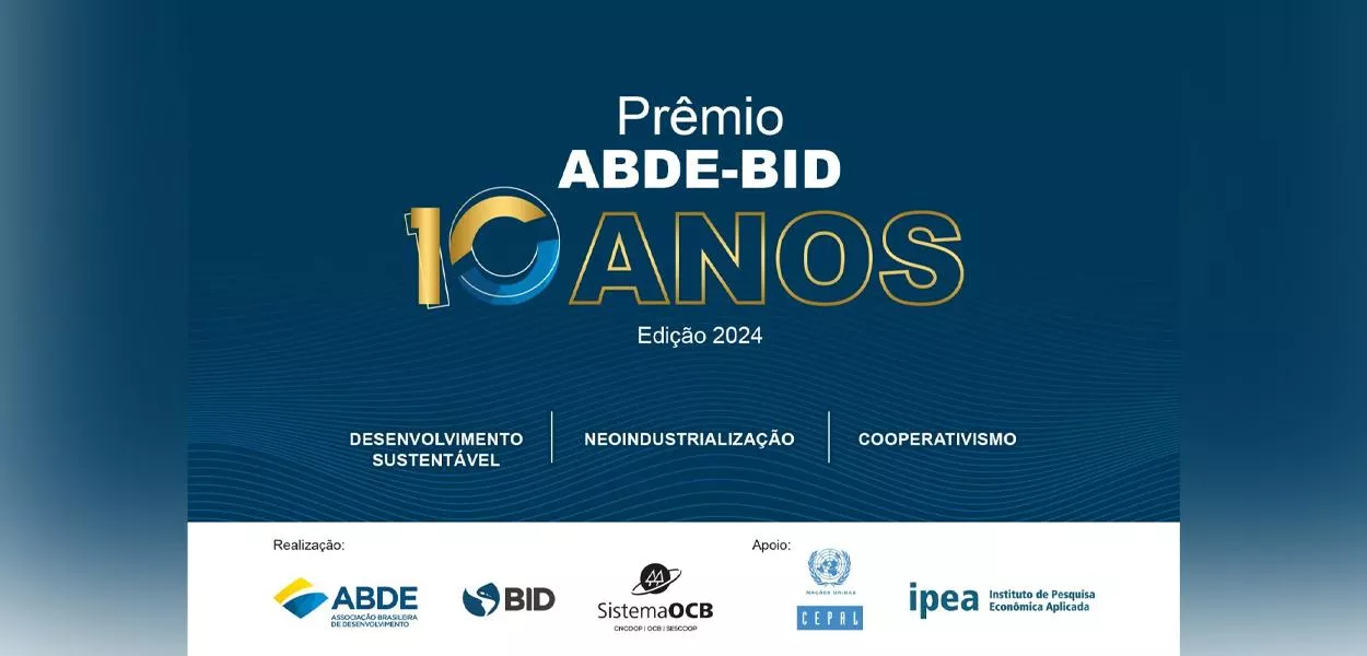 10ª Edição do Prêmio ABDE-BID está com inscrições abertas