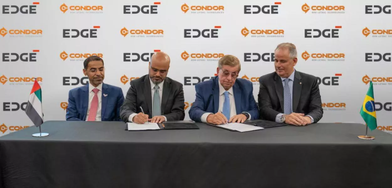 Gigante do setor militar dos Emirados Árabes compra empresa brasileira de armas não letais