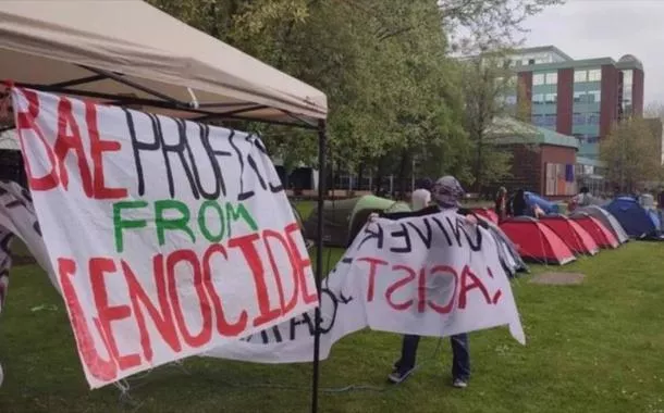 Estudantes britânicos e franceses juntam-se a protestos pró-Palestina