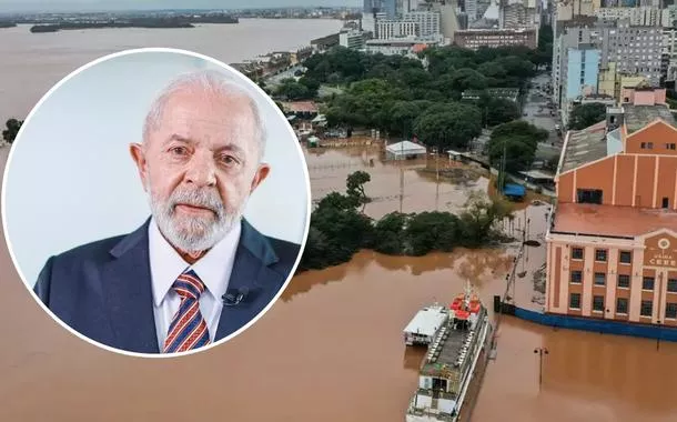 Lula e enchente no Rio Grande do Sul
