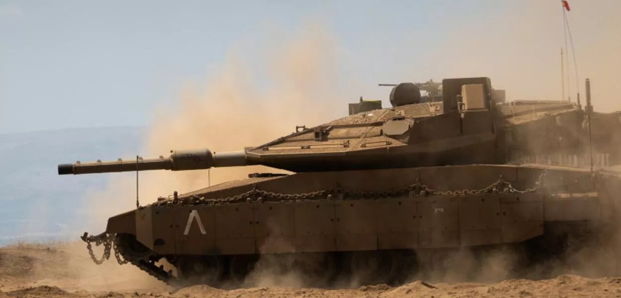 Tanque de guerra israelense 