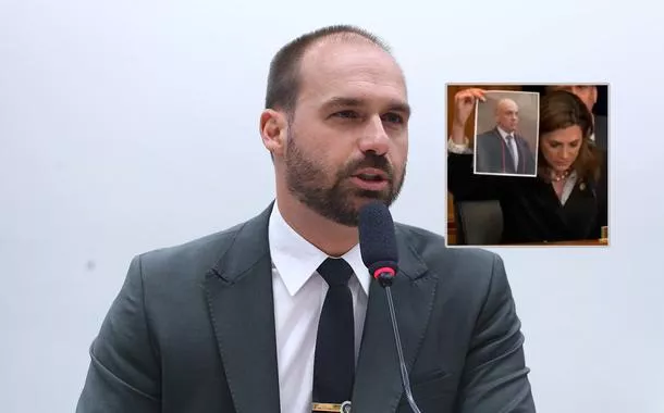 Eduardo Bolsonaro endossa parlamentar dos EUA que atacou Moraes e apanha nas redes