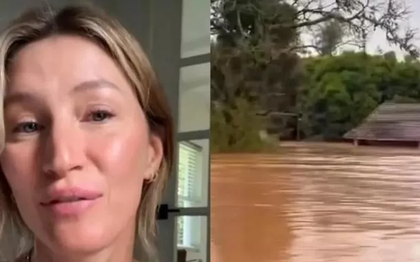 Gisele Bündchen chora ao pedir ajuda para o RS: “de partir o coração” (vídeo)