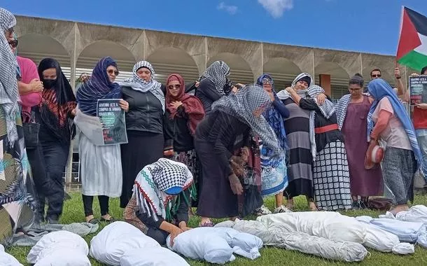Protesto “Há mães que só querem a paz de presente", em Brasília