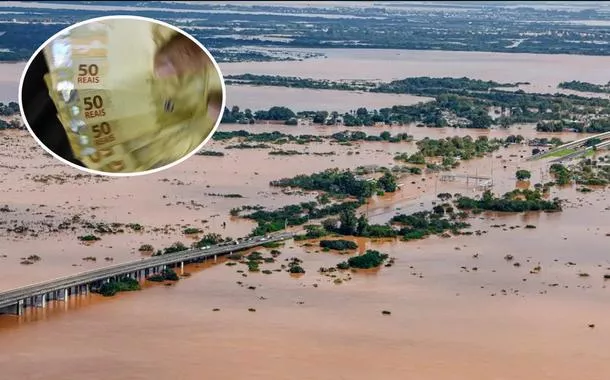 Dinheiro e enchentes no Rio Grande do Sul
