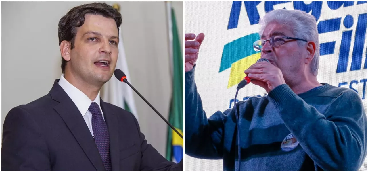 Eduardo Pimentel e Roberto Requião