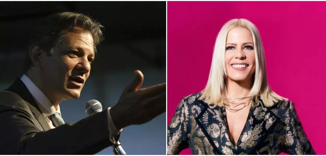 Fernando Haddad e Paula Toller