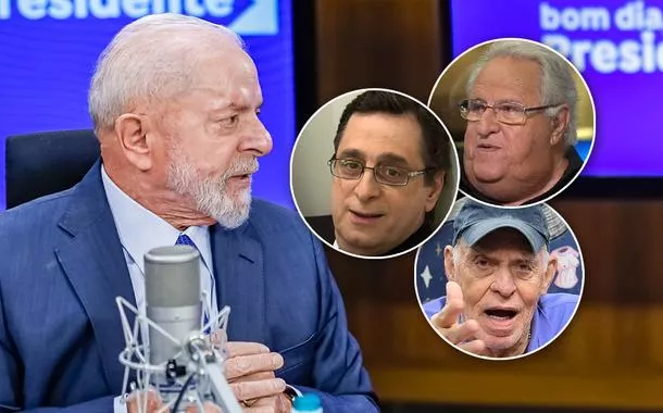 Lula, Antero Greco, Apolinho e Silvio Luiz