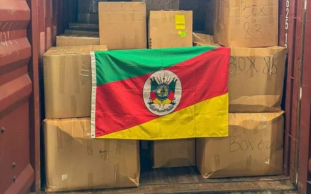 Donativos arrecadados no exterior são enviados ao Rio Grande do Sul para socorrer vítimas de enchentes