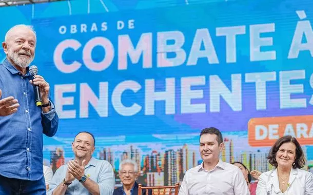Cerimônia de assinatura da Ordem de Serviço das Obras de Macrodrenagem e Reurbanização de Áreas Afetadas por Enchentes