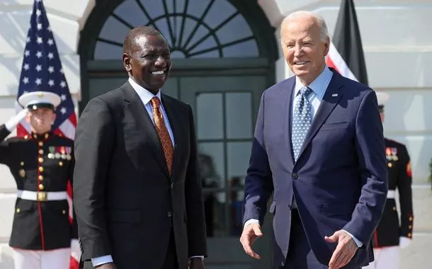 Biden recebe William Ruto, presidente do Quênia, na Casa Branca 