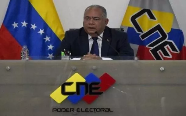 Elvis Amoroso, chefe do Conselho Nacional Eleitoral da Venezuela