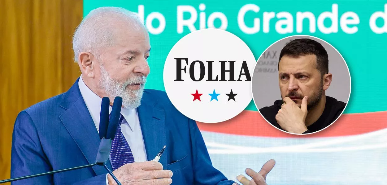 Folha atacou política externa de Lula após viagem paga pela Ucrânia
