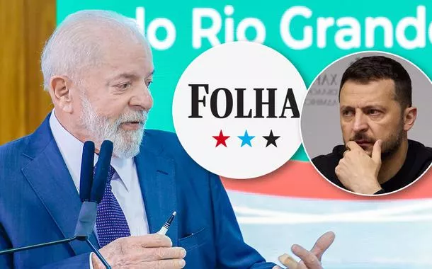 Folha atacou política externa de Lula após viagem paga pela Ucrânia