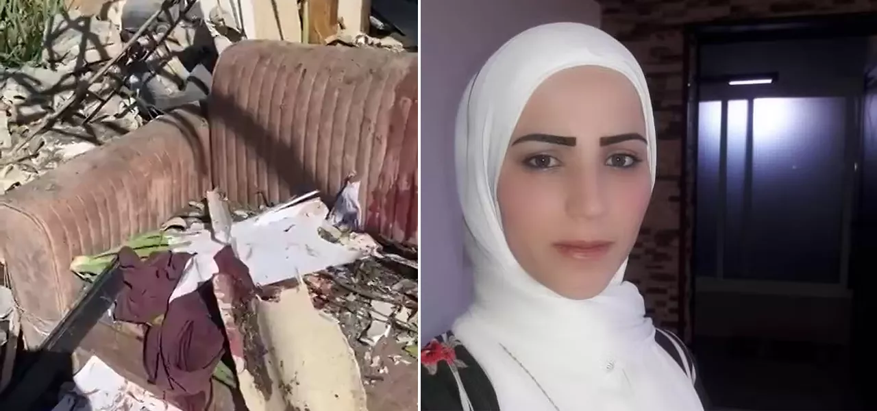 Casa de brasileira bombardeada no Líbano | Fatima Boustani