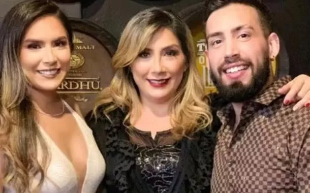 Djija Cardoso, mãe e irmão