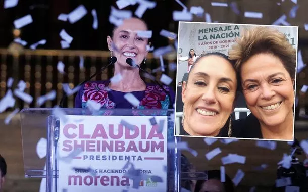 “Triunfo de todas as mulheres do mundo”, diz Dilma sobre eleição de Sheinbaum no México