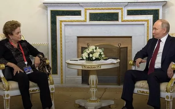 Dilma Rousseff e Vladimir Putin