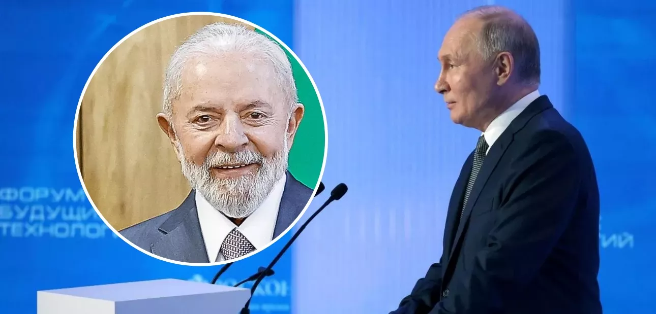 Presidente Lula e Vladimir Putin