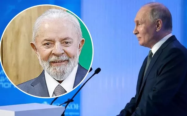 Presidente Lula e Vladimir Putin