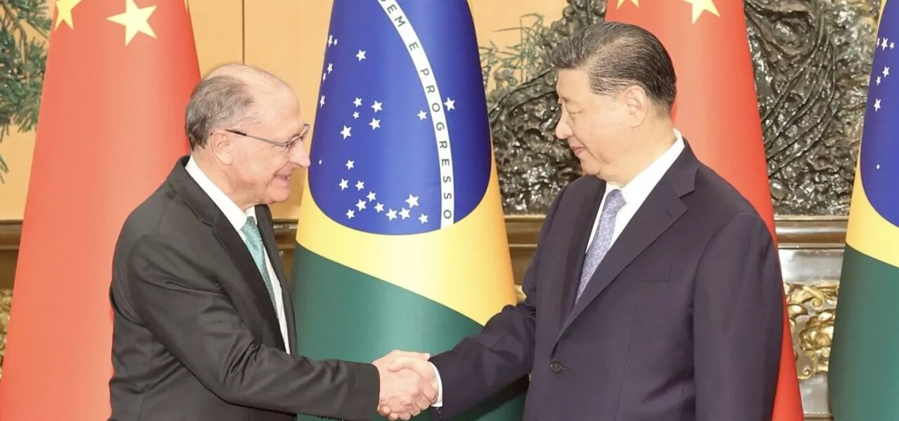 Geraldo Alckmin e Xi Jinping