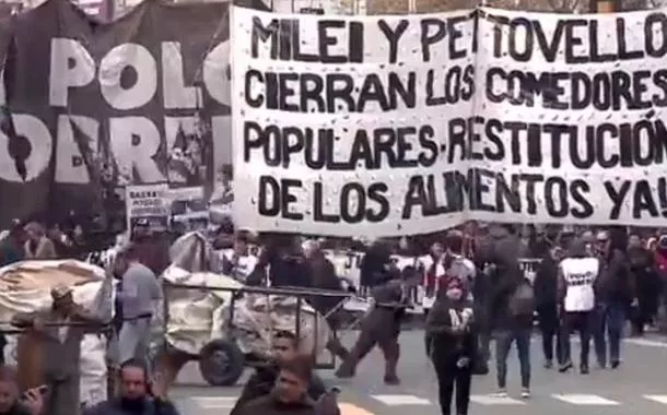 Manifestação na Argentina