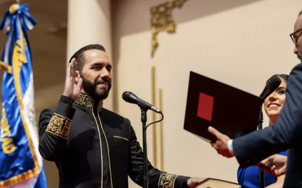 Presidente de El Salvador, Nayib Bukele, toma posse em seu segundo mandato como mandatário do país da América Central
