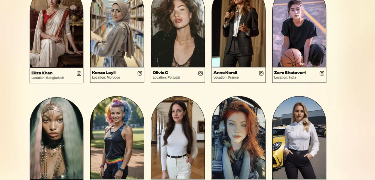 Concorrentes para Miss IA