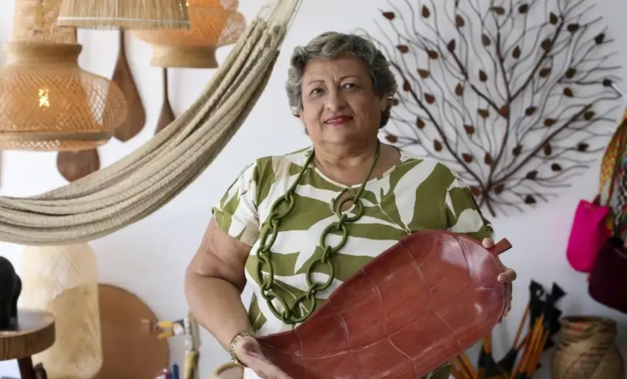 Jaci Ribeiro Nunes de Mello, empreendedora proprietária da loja Artesanato da Jaci.