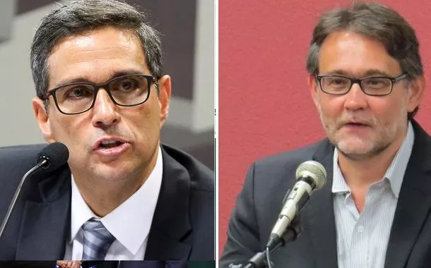 Roberto Campos Neto (à esq.) e João Cezar de Castro Rocha