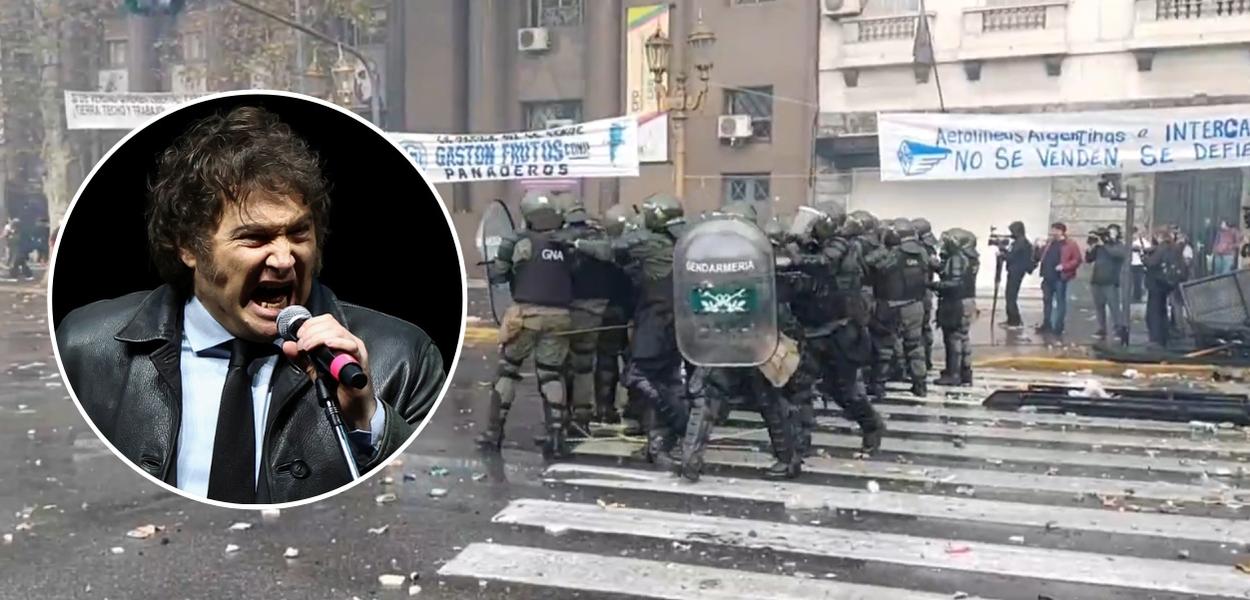 Repressão a protestos na Argentina causa choque 🚨